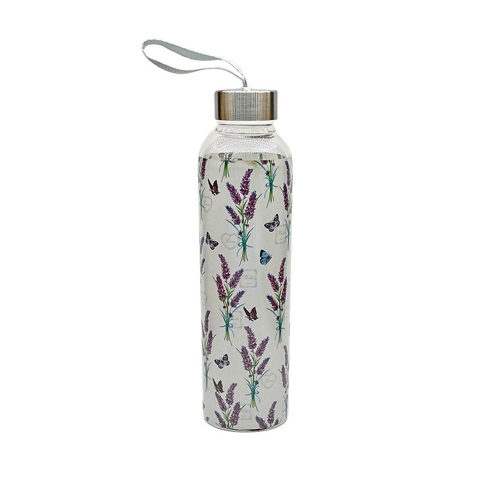 AMBIENTE Design Glasflasche  Lavendel